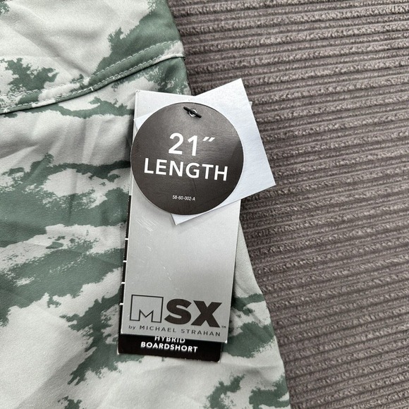 Michael Strahan Hybrid Board Shorts Men 30 Camo Polyester Beach Outdoors Weekend - Picture 4 of 9